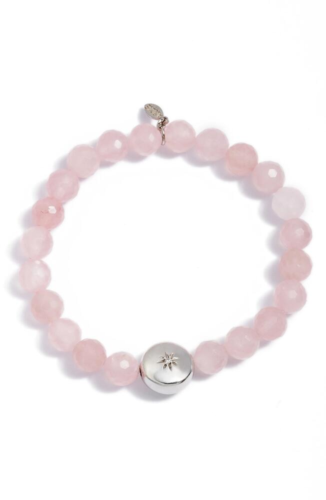 Anzie Boheme Beaded Bracelet in Rose Quartz Cover