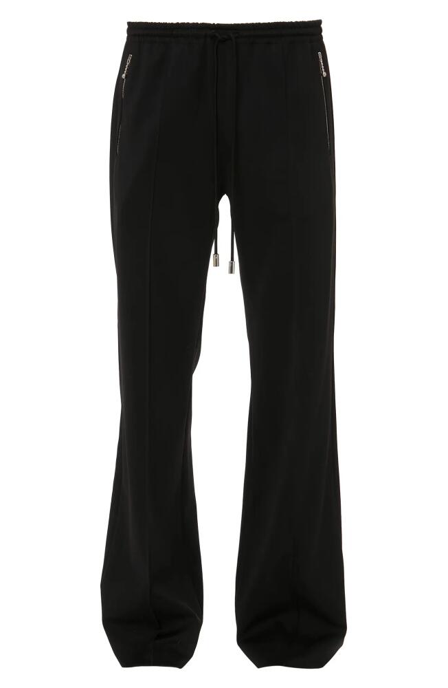 JW Anderson Bootcut Track Pants in Black Cover