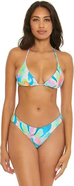 BECCA Nostalgic Cheryl Reversible Triangle Top (Multi) Women's Swimwear Cover