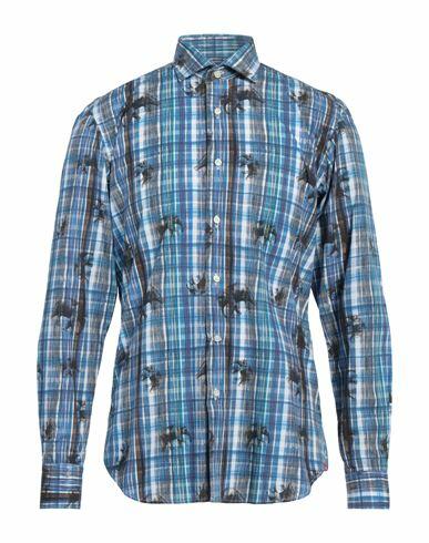 Betwoin Man Shirt Blue Size 15 ½ Cotton Cover