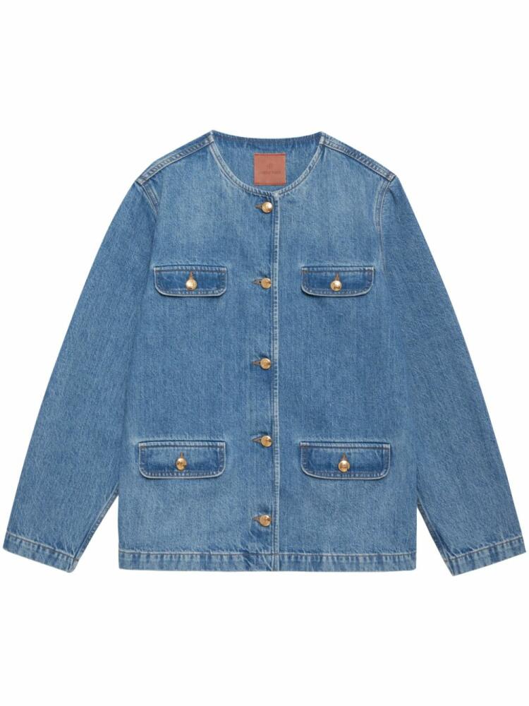 ANINE BING Janet denim jacket - Blue Cover