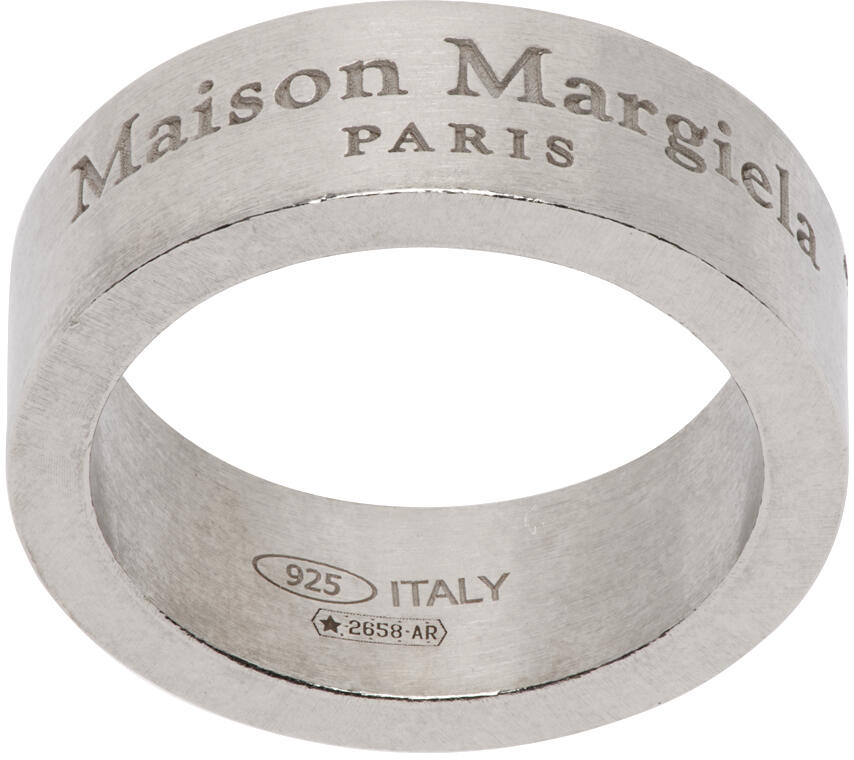 Maison Margiela Silver Logo Ring Cover