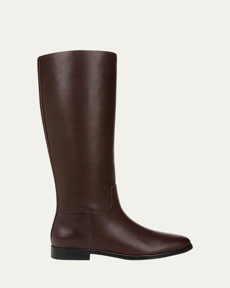 Vince Knee-High Calf Leather Boots Cover