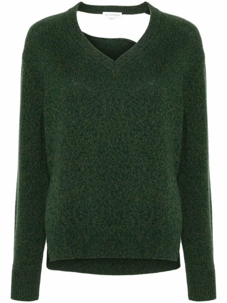 Victoria Beckham open-back sweater - Green Cover