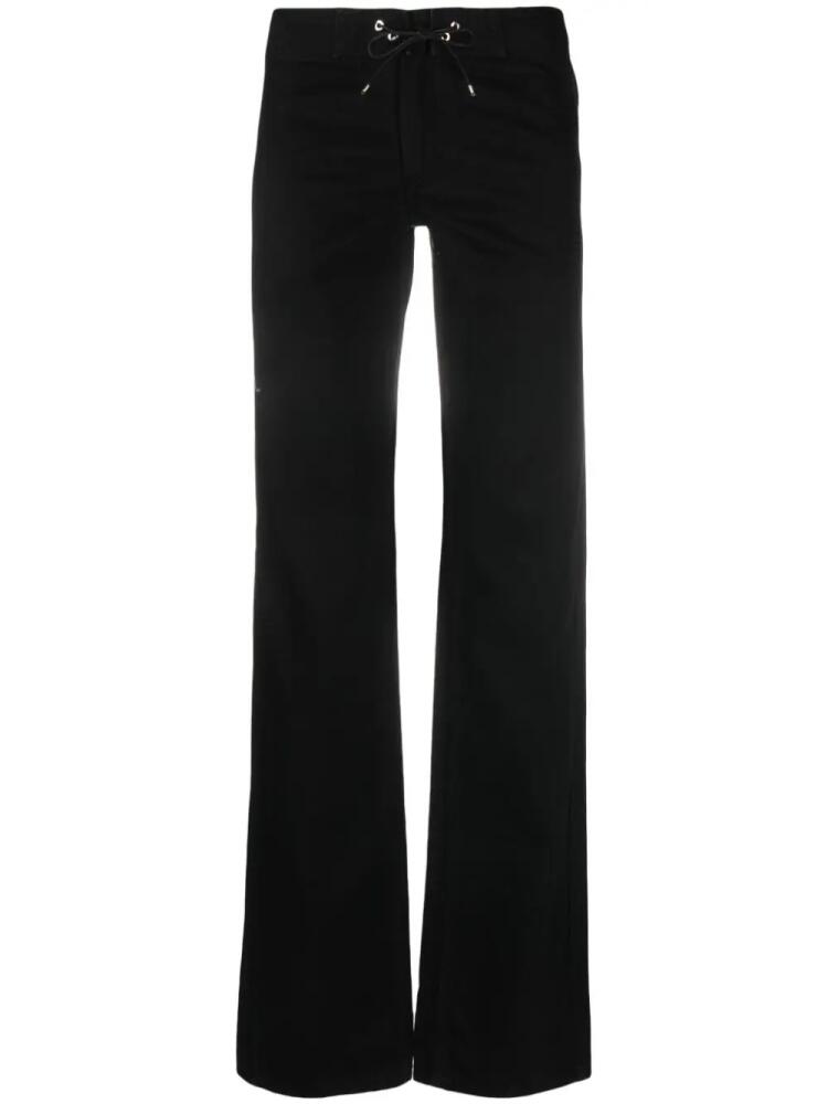 Ludovic de Saint Sernin eyelet-embellished straight-leg jeans - Black Cover