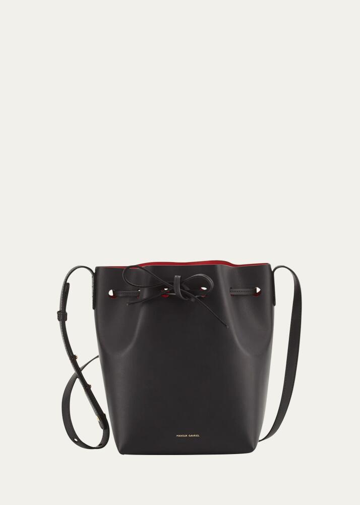 Mansur Gavriel Mini Mini Vegetable-Tanned Leather Bucket Bag Cover