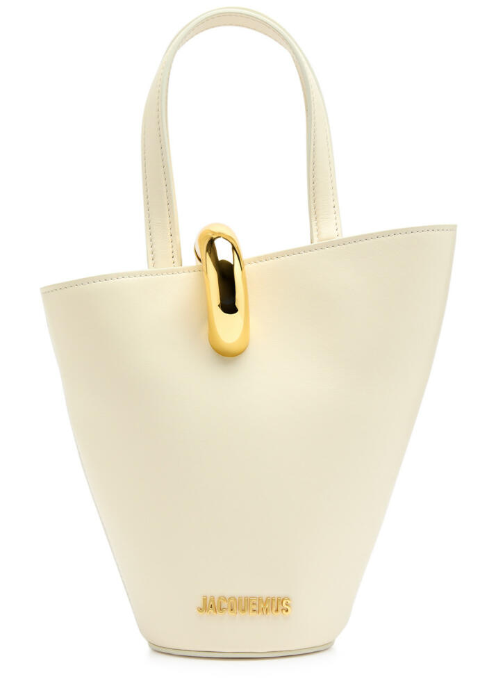 Jacquemus Le Petit Bambola Leather Bucket bag - Ivory Cover