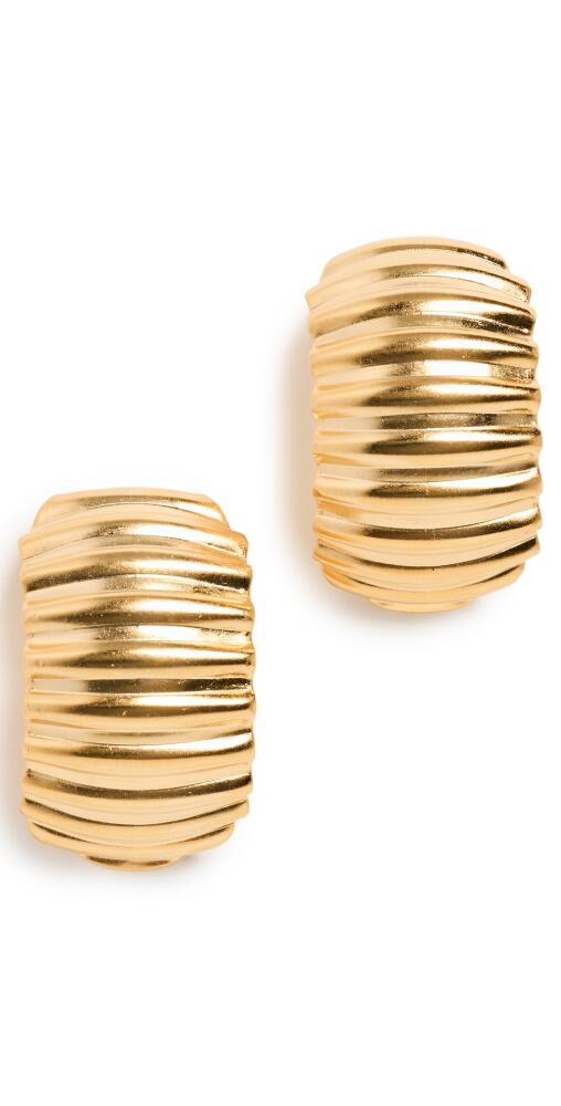 Elizabeth Cole Indigo Earrings Gold Cover