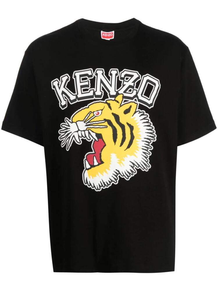 Kenzo tiger-print cotton T-shirt - Black Cover