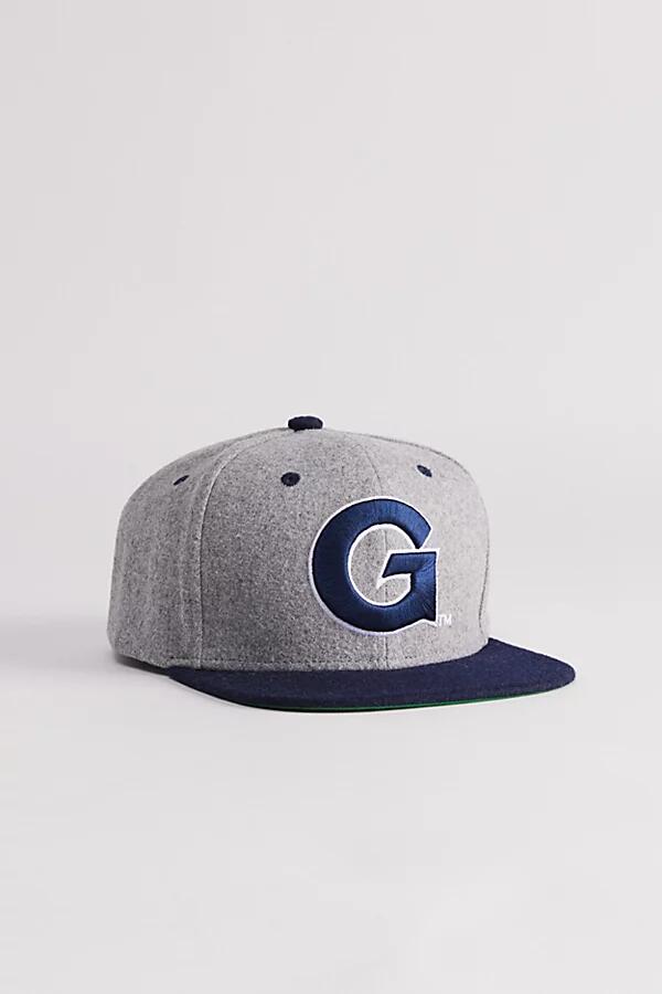 Mitchell & Ness NCAA Georgetown Hoyas Melton Patch Hat in Grey Cover