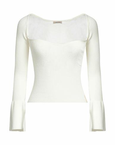 Hinnominate Woman Sweater Ivory Viscose, Acrylic, Elastane Cover