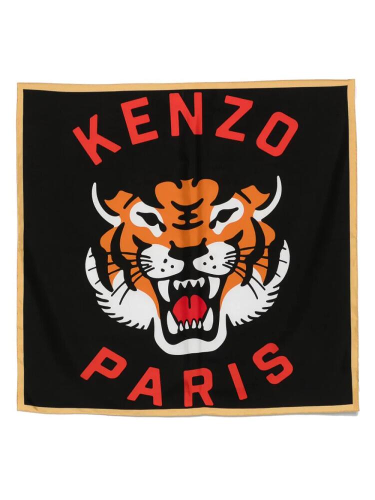 Kenzo Lucky Tiger scarf - Black Cover