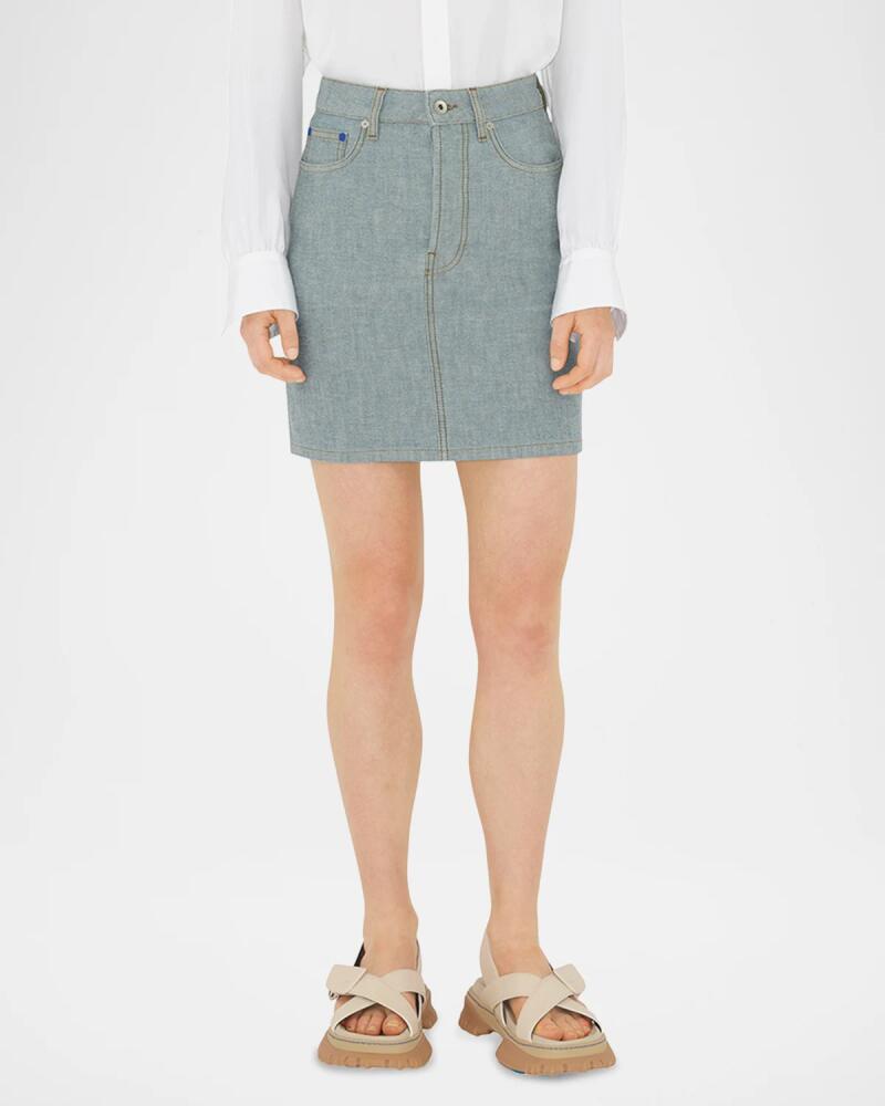 Burberry EKD Denim Mini Skirt Cover