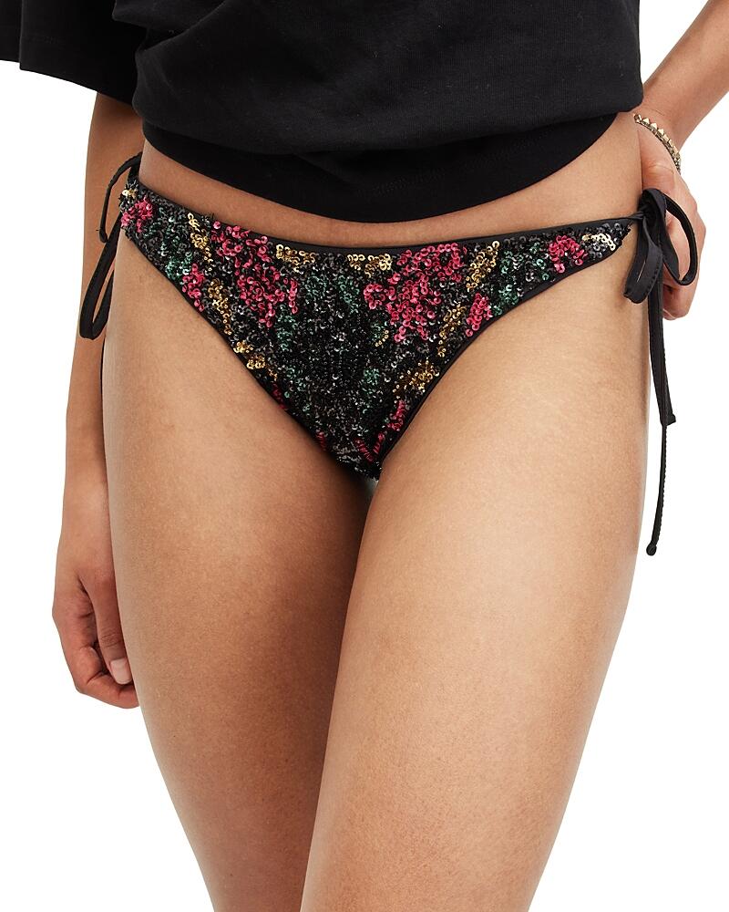 Allsaints Jamilia Embellished Bikini Bottom Cover