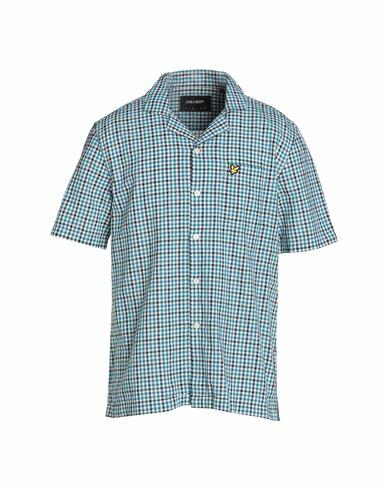 Lyle & Scott Man Shirt Deep jade Cotton, Linen Cover