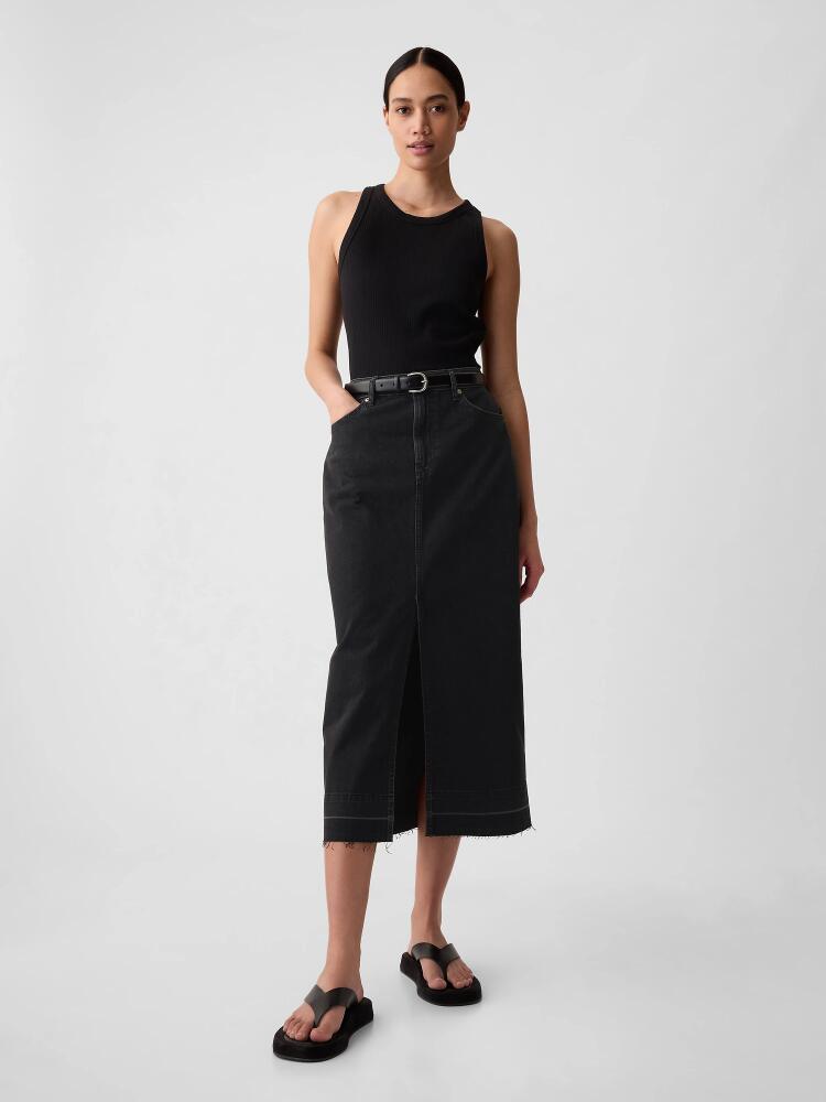 Gap Denim Midi Skirt Cover