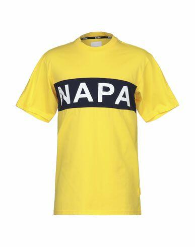 Napapijri Man T-shirt Yellow Cotton Cover