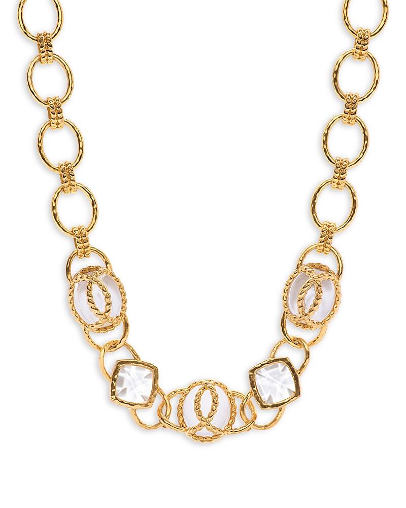 Capucine De Wulf Blandine Quartz Chain Necklace in 18K Gold Plated, 18 Cover