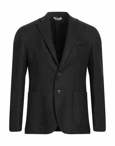 Domenico Tagliente Man Blazer Steel grey Polyester, Viscose, Elastane Cover