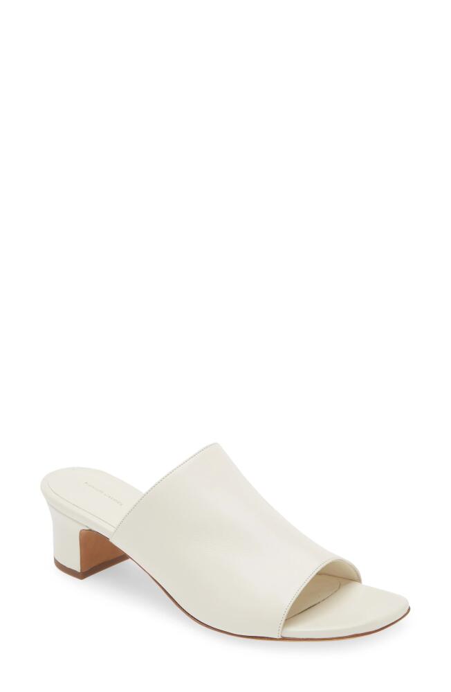 Mansur Gavriel Sun Slide Sandal in Bianca Cover