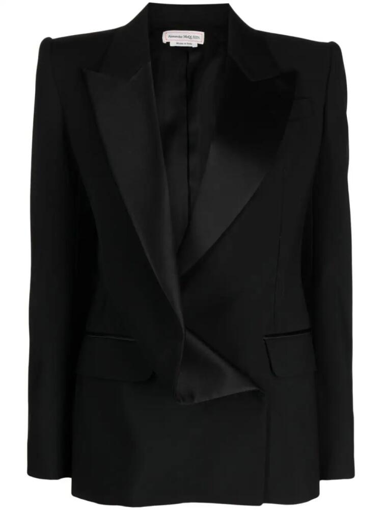 Alexander McQueen double-breasted structured blazer - Black Cover