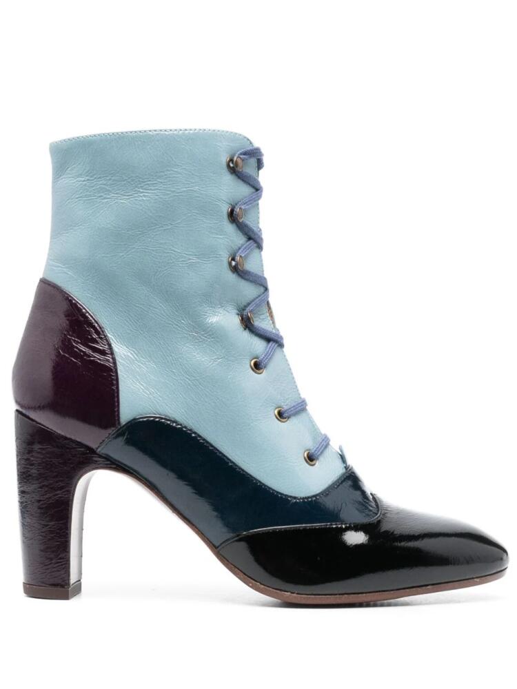 Chie Mihara Eydi 90mm leather boots - Blue Cover