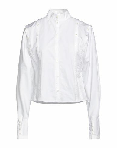 Rochas Woman Shirt White Cotton Cover