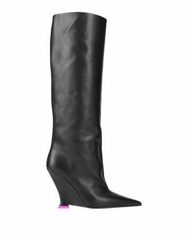 3juin Woman Boot Black Leather Cover