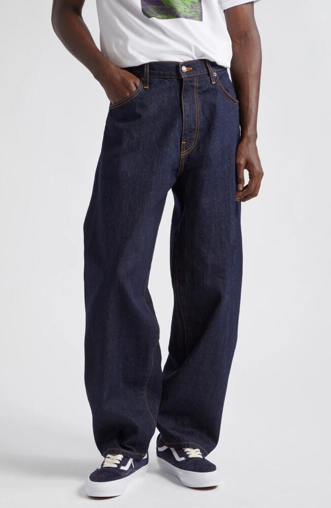 Noah Nonstretch Denim Stovepipe Jeans in Indigo Cover