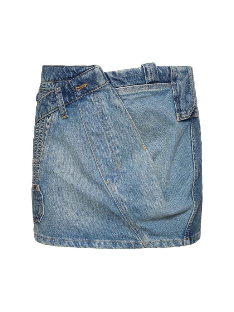 MARC JACOBS Patchwork Denim Mini Skirt Cover