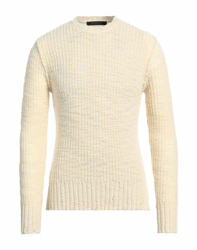 Messagerie Man Sweater Ivory Wool Cover