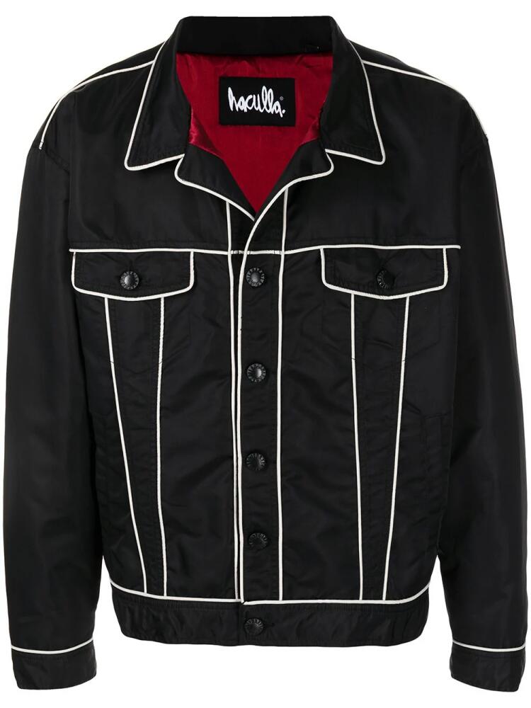 Haculla Psychic contrast-trimmed jacket - Black Cover