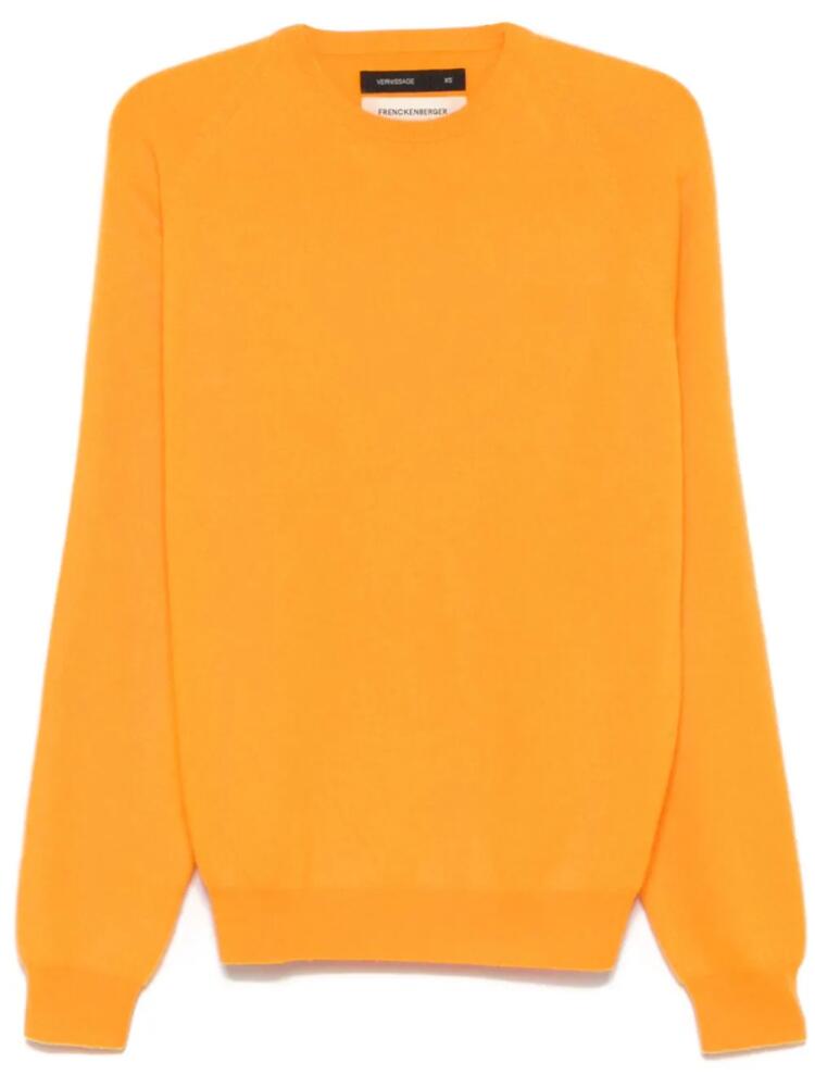 Frenckenberger cashmere sweater - Orange Cover