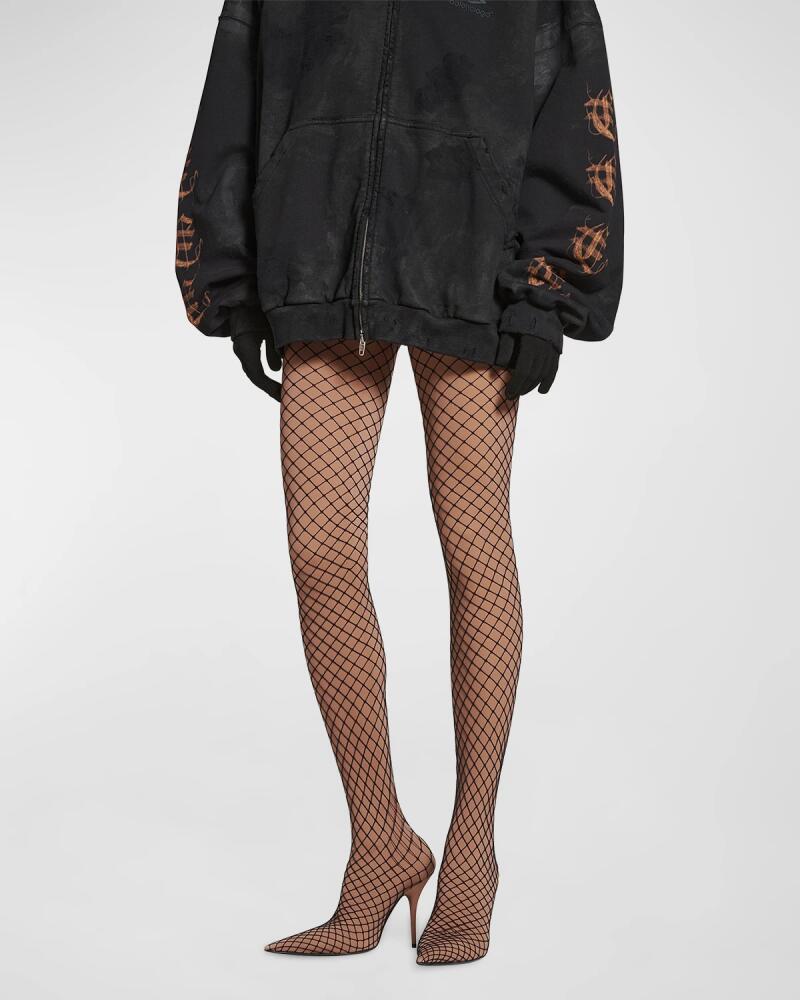 Balenciaga Knife Fishnet Pantaleggings Cover