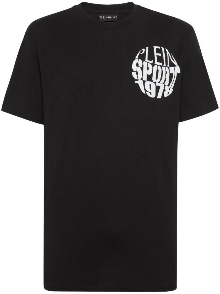 Plein Sport logo-print cotton T-shirt - Black Cover