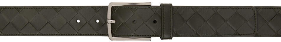 Bottega Veneta Green Intrecciato Belt Cover