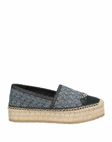 Ferragamo Woman Espadrilles Blue Leather, Textile fibers Cover