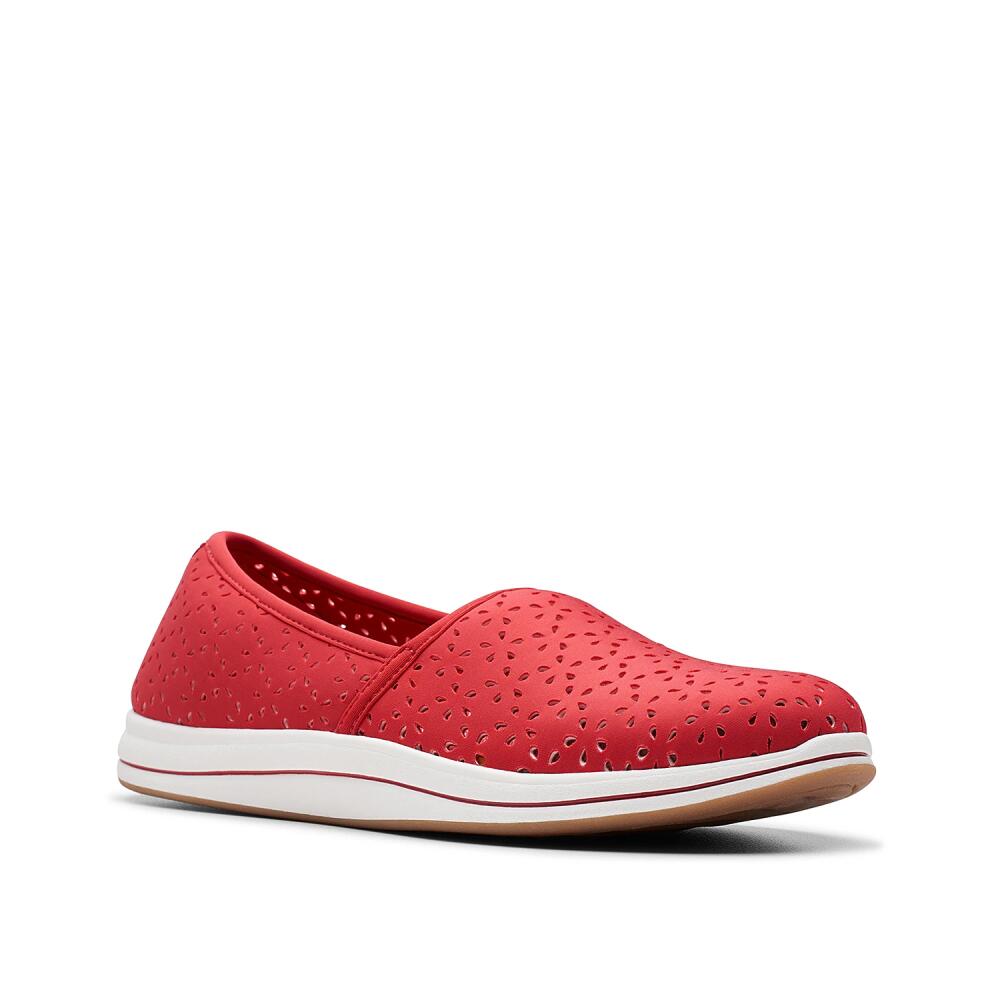 Clarks Cloudsteppers Breeze Emily SlipOn | Women's | Red Cover