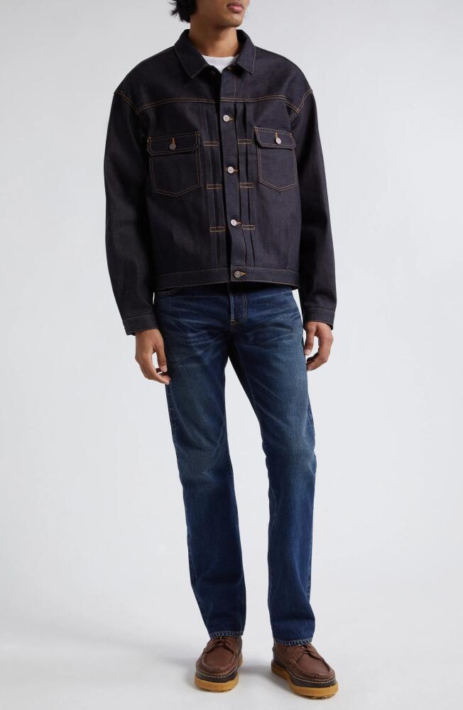 VISVIM 101XX Denim Trucker Jacket in Unwashed Denim Cover