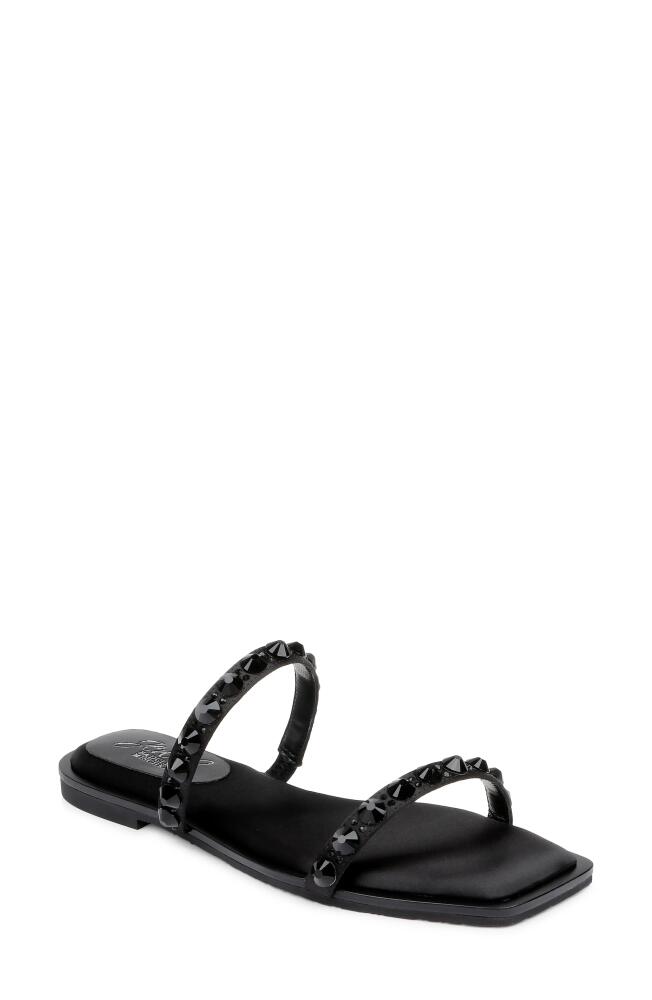 Jewel Badgley Mischka Honesty Slide Sandal in Black Cover