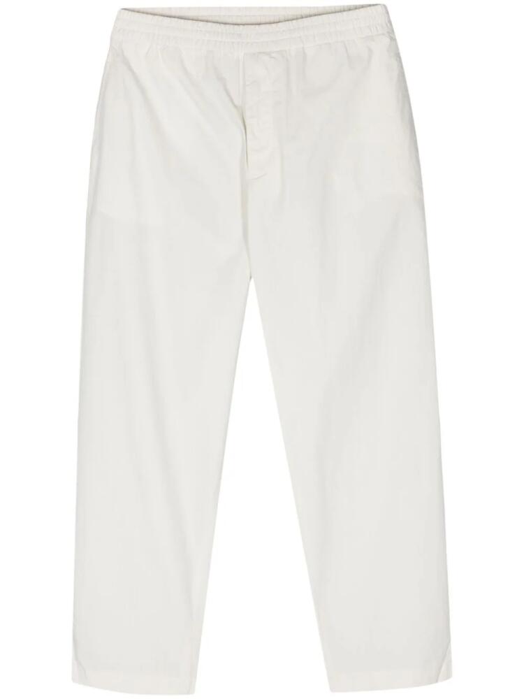 Officine Generale elasticated-waist tapered trousers - Neutrals Cover