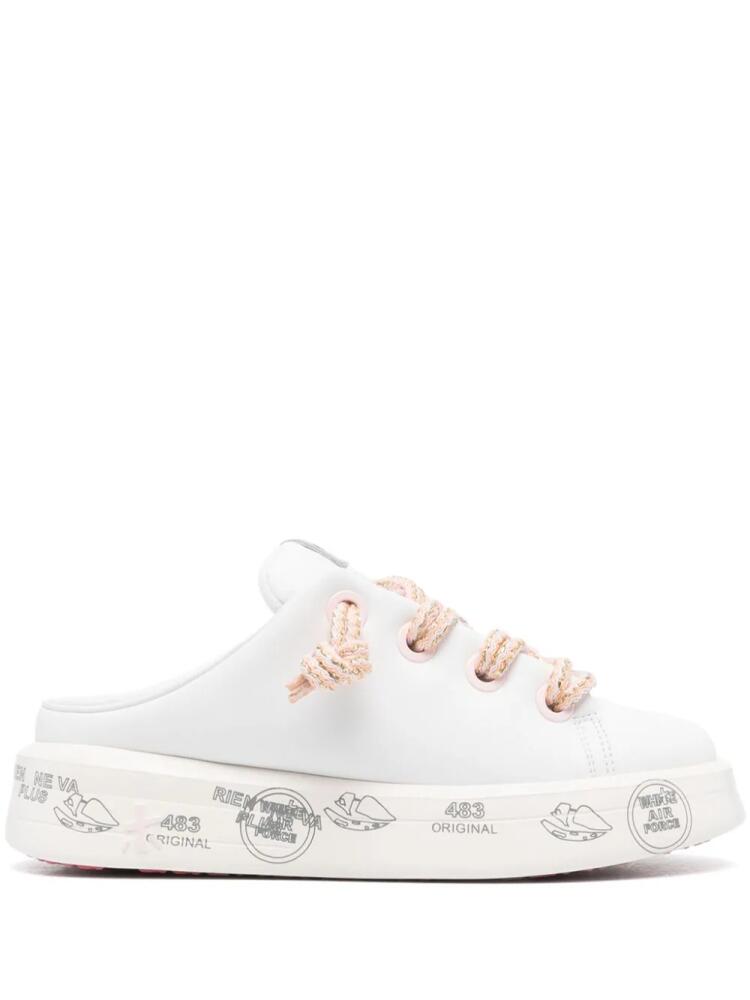 Premiata Belle leather slip-on sneakers - White Cover