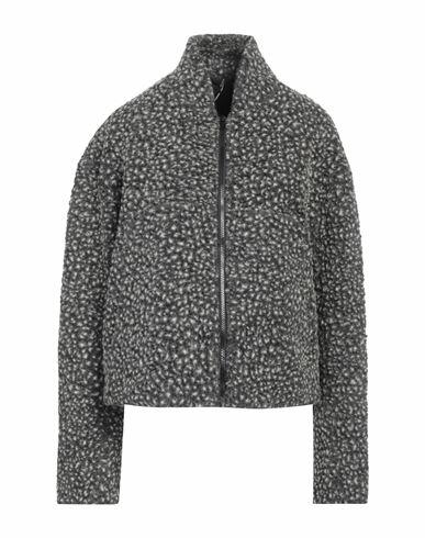 Masnada Woman Jacket Steel grey Wool Cover