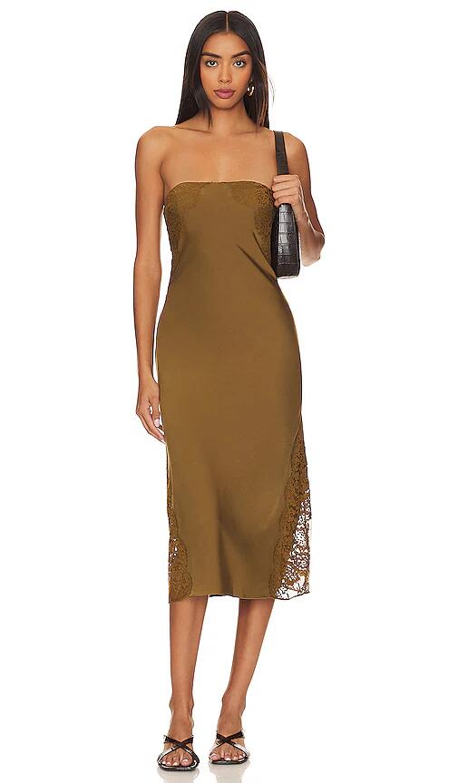 House of Harlow 1960 x REVOLVE Francisca Midi Dress in Olive Cover