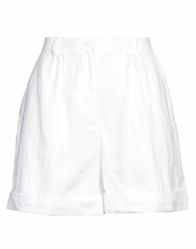 Faithfull Woman Shorts & Bermuda Shorts White Linen Cover