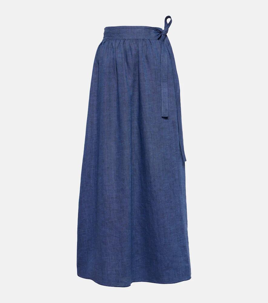 Loro Piana Linen midi skirt Cover