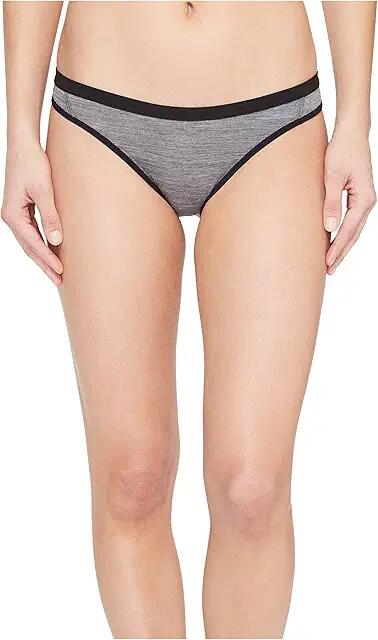 Icebreaker Siren Merino Bikini (Gritstone Heather/Black) Women's Underwear Cover