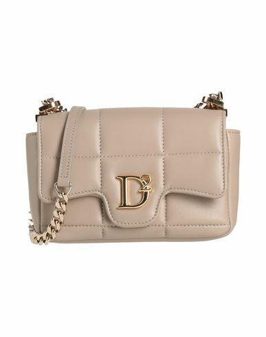 Dsquared2 Woman Cross-body bag Dove grey Leather Cover