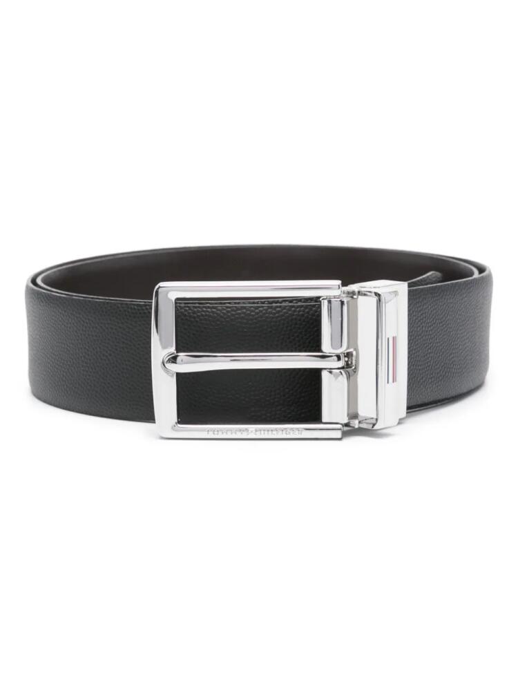 Tommy Hilfiger Business 3.5 leather belt - Black Cover