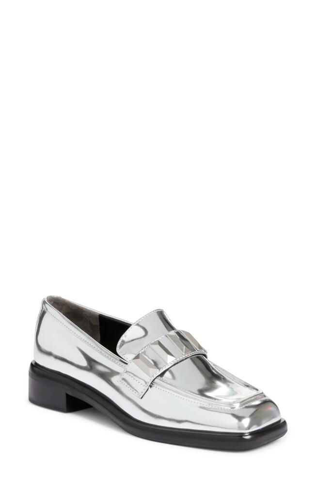 rag & bone Maxwell Metallic Loafer in Silver Cover